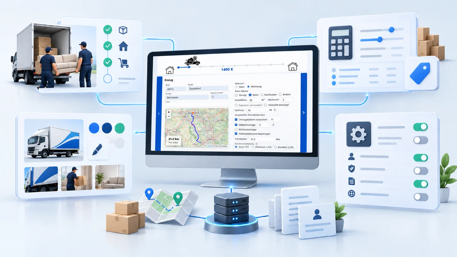 MoveERP product interface